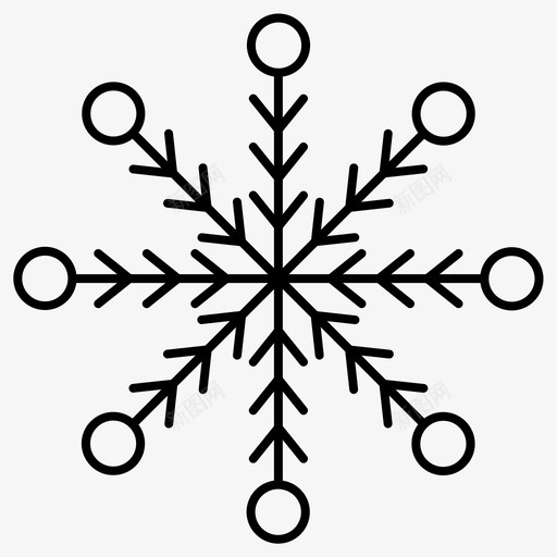 下雪庆祝圣诞节图标svg_新图网 https://ixintu.com 下雪 圣诞节 庆祝 雪花