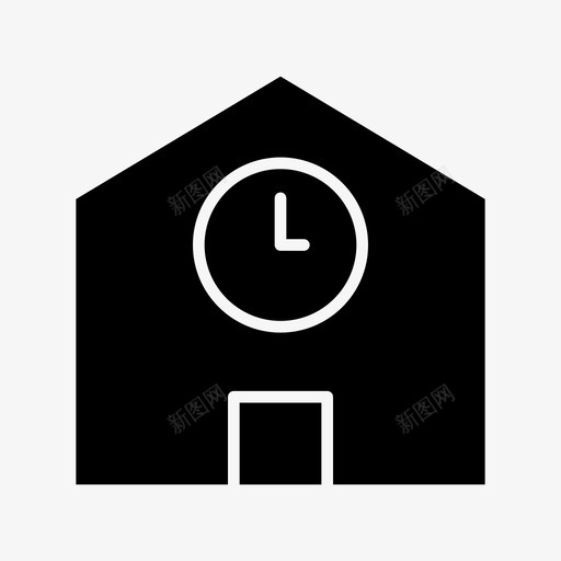 学校建筑公司图标svg_新图网 https://ixintu.com 公司 办公室 大学 学校 建筑 标志