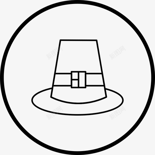 帽子侦探万圣节图标svg_新图网 https://ixintu.com 万圣节 侦探 图标 女巫 帽子 线图