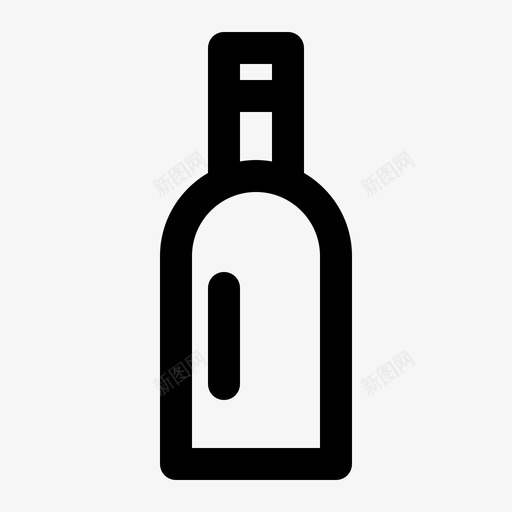 饮料瓶子烹饪图标svg_新图网 https://ixintu.com 厨房 工具 烹饪 瓶子 食物 饮料
