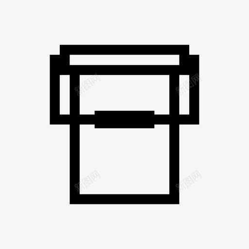 油漆桶容器轮廓图标svg_新图网 https://ixintu.com 塑料 容器 油漆桶 轮廓