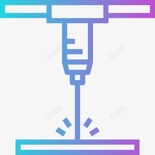 激光打印32渐变图标svg_新图网 https://ixintu.com 打印 渐变 激光