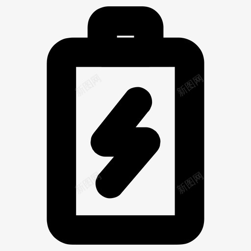 电池充电电池能量图标svg_新图网 https://ixintu.com 充电 电子 电池 电源 能量 配件