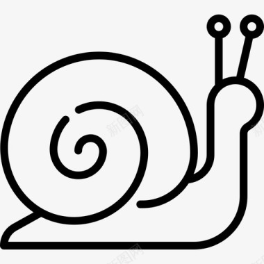 蜗牛自然123直系图标图标