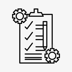 物品检查纸板检查表物品图标高清图片
