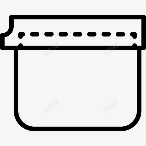 外卖容器食品盒图标svg_新图网 https://ixintu.com 使用 午餐 外卖 大纲 孕妇 容器 用的 重复 食品