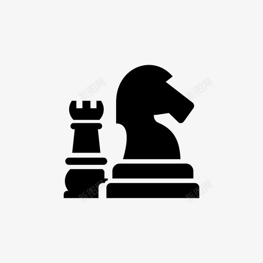 管理国际象棋战略图标svg_新图网 https://ixintu.com 商业 国际象棋 战略 管理