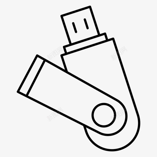 驱动器数据闪存图标svg_新图网 https://ixintu.com usb 存储 存储器 数据 数据库 细线 闪存 驱动器