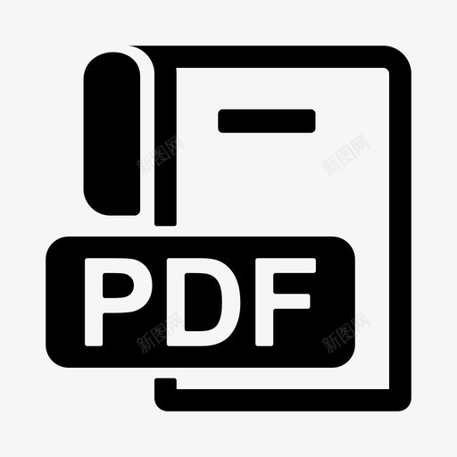 pdf文件文档混合图标svg_新图网 https://ixintu.com pdf 图标 文件 文档 混合