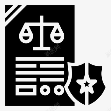 传票法律与司法39字形图标图标