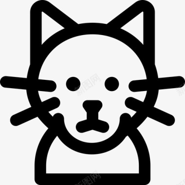 暹罗猫猫品种5直系图标图标