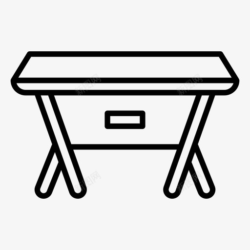 办公桌家具办公室图标svg_新图网 https://ixintu.com 办公室 办公桌 场所 家具 工作 工作场 桌子 系列 餐桌
