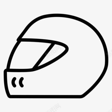 运动头盔头罩头部保护图标图标