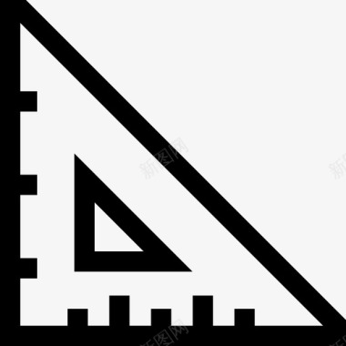 三角形创意工具33直线图标图标