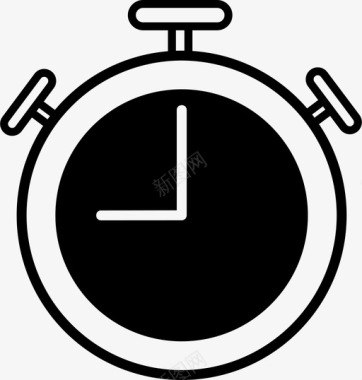 计时器时钟办公室秒表图标图标