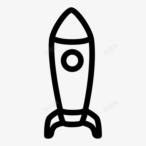 火箭助推发射图标svg_新图网 https://ixintu.com 创业 助推 发射 火箭 科学