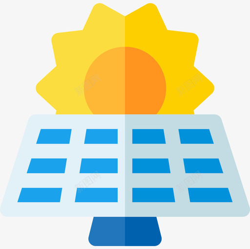 太阳能电池板可持续能源31扁平图标svg_新图网 https://ixintu.com 太阳能 扁平 持续 电池板 能源