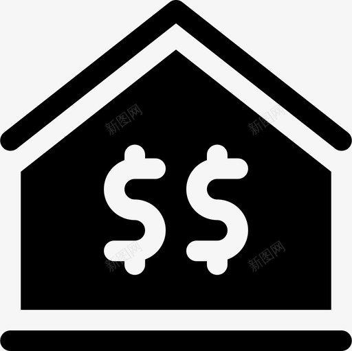 房地产经济44已填充图标svg_新图网 https://ixintu.com 填充 房地产 经济