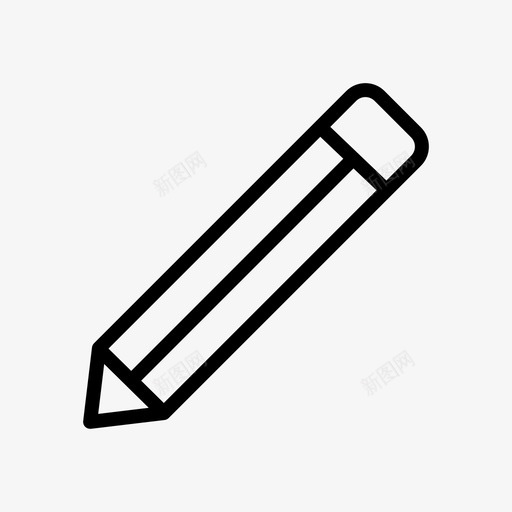 编辑画画铅笔图标svg_新图网 https://ixintu.com 写作 画画 编辑 铅笔