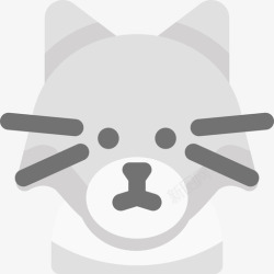 4种土耳其安哥拉猫种4扁平图标高清图片