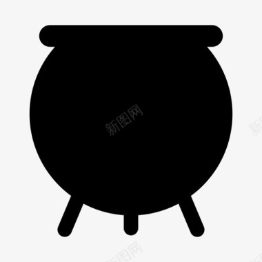 大锅烹饪锅图标图标