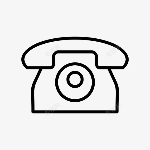电话老式典型电话技术图标svg_新图网 https://ixintu.com 典型 复古 技术 电话 老式