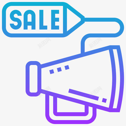 销售购物和零售5梯度图标svg_新图网 https://ixintu.com 梯度 购物 销售 零售