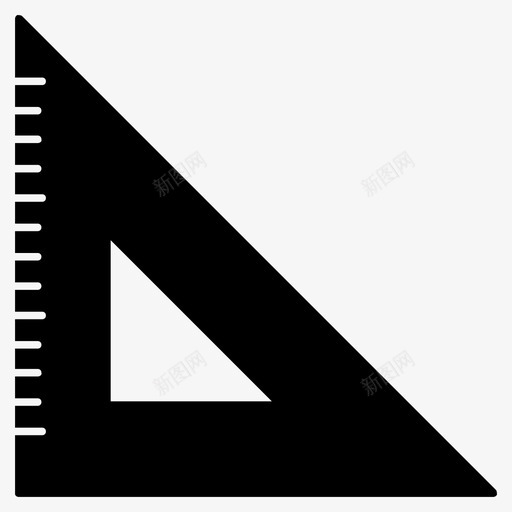 三角尺几何工具测量尺图标svg_新图网 https://ixintu.com 三角尺 几何 工具 教育 正方形 比例尺 测量 科学 设备 设置 量尺