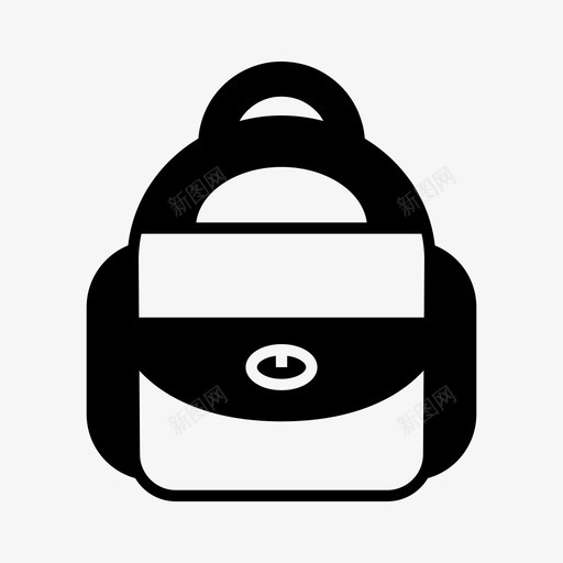 背包旅行包图标svg_新图网 https://ixintu.com 旅行包 背包