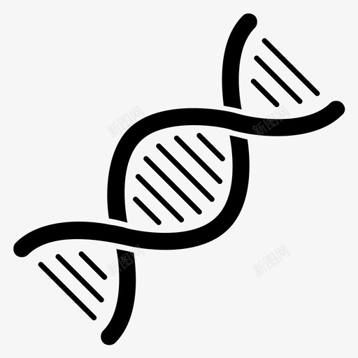 dna生物学dna链图标svg_新图网 https://ixintu.com 图标 字形 教育 生物学 科学 遗传 遗传学