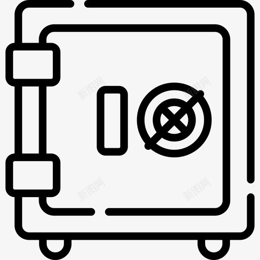 保险箱黑客38线性图标svg_新图网 https://ixintu.com 保险箱 线性 黑客