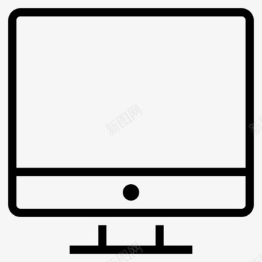 计算机电子显示器图标图标