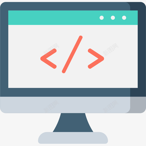 网络数字服务11扁平图标svg_新图网 https://ixintu.com 扁平 数字 服务 网络