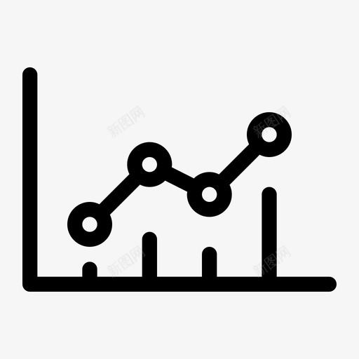 图表收入增长图标svg_新图网 https://ixintu.com 利润 加薪 商业图标 图表 增长 收入