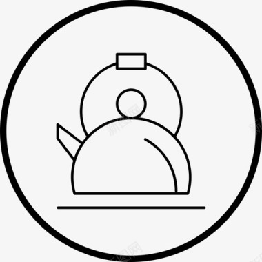 水壶厨房壶图标图标