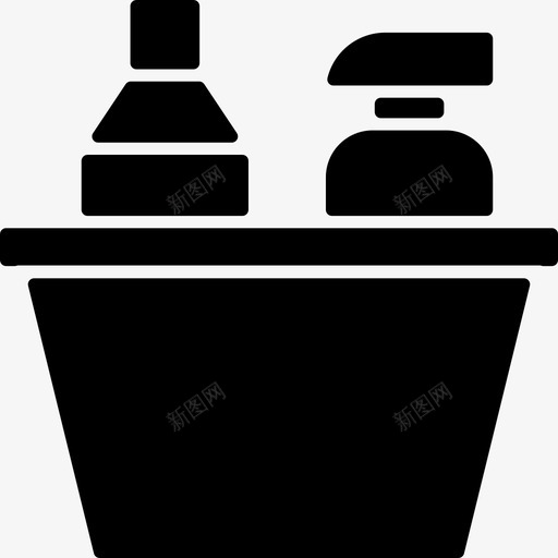 清洁喷雾瓶清洗图标svg_新图网 https://ixintu.com 喷雾 清洁 清洗