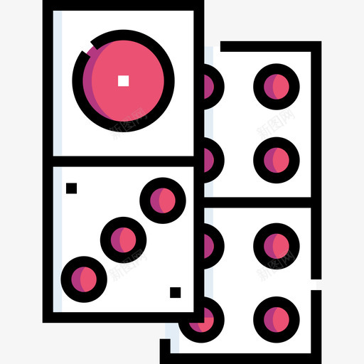 多米诺赌场90线性颜色图标svg_新图网 https://ixintu.com 多米诺 线性颜色 赌场90