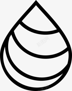 蜂蜜露水水滴图标图标