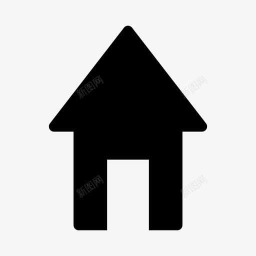 房屋建筑物房产图标svg_新图网 https://ixintu.com 住宅 图标 多媒体 建筑物 房产 房屋 物业