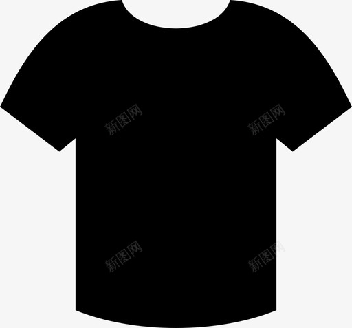 衬衫凝块T恤图标svg_新图网 https://ixintu.com 凝块 衬衫