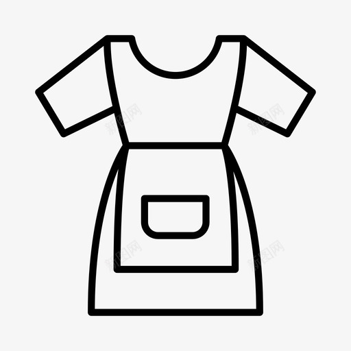 衣服时装服装图标svg_新图网 https://ixintu.com 时装 服装 衣服 衣柜