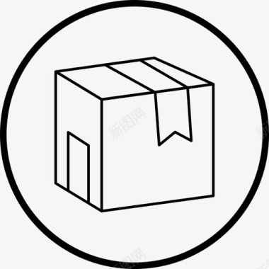 包装箱子货物图标图标