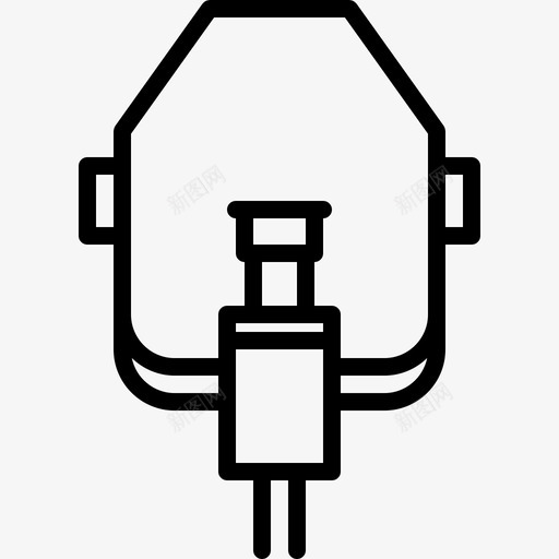 磁共振医学技术7线性图标svg_新图网 https://ixintu.com 医学技术7 磁共振 线性