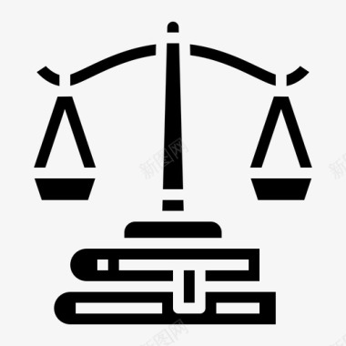 法律法律和正义35填充图标图标