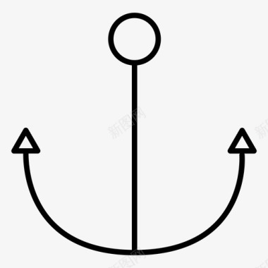 锚船舱海军图标图标