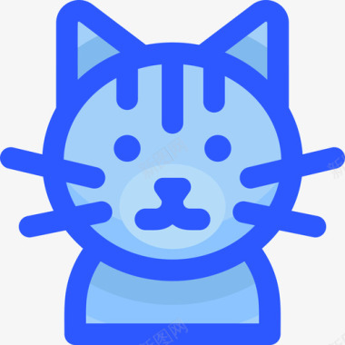 猫猫品种1蓝色图标图标