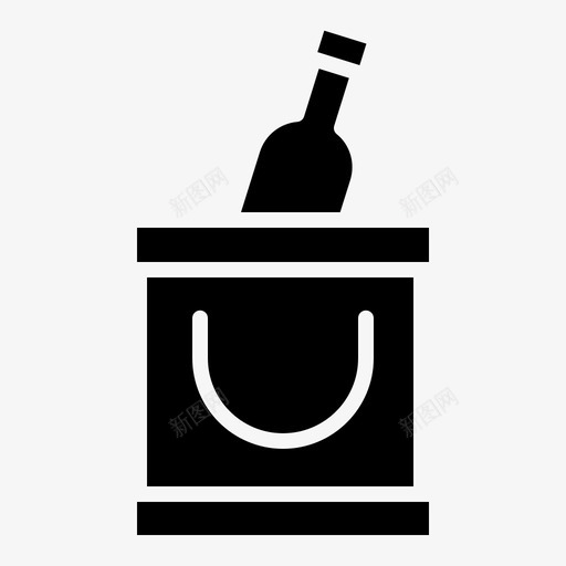 葡萄酒冷却器食物153固体图标svg_新图网 https://ixintu.com 固体 葡萄酒冷却器 食物153