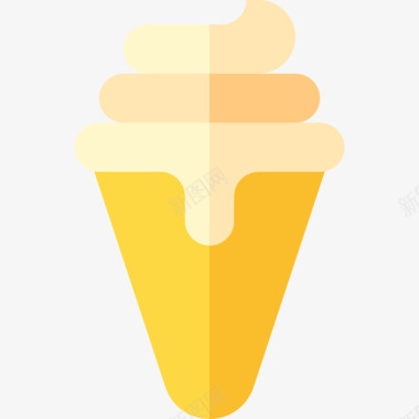 冰淇淋派对和庆祝37平的图标图标