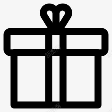 礼物电子商务奖品图标图标