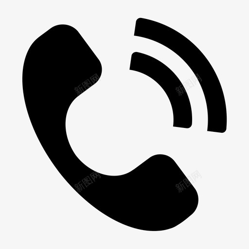呼叫电话符号图标集1svg_新图网 https://ixintu.com 呼叫 电话 符号图标集1